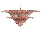 Murano Chandelier – Palmette – 58 Glass – Pink