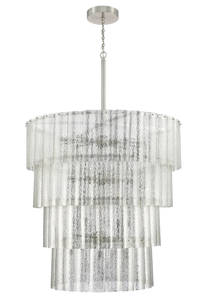 Modern Light Luxury 3 / 4-Layer Round Glass Chandelier