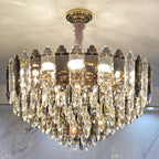 Modern Luxury K9 Crystal Chandelier Ceiling Fixtures Light for Living and for Kitchen Island Dining Rooms