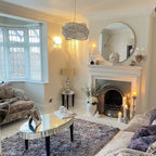 Round Crystal Ring Chandelier in Silver / gold Finish for Lowg-Ceiling