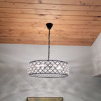Post-Modern Raindrop Crystal Chandelier Rectangle / round Light for Living Room / dining Table
