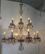 Elegant Crystal Chandelier in Italian Style for Bedroom and Living Room