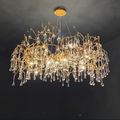 Iris Raindrop Crystal Branch Chandelier 31-Inch39-Inch47''