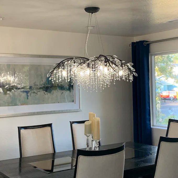 New Luxury Branch Crystal Pendant Chandelier Designer Creative Art Dining Room / living Room Light