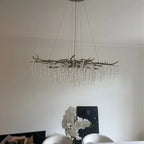Luxury Crystal Geometric Branch Chandelier