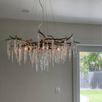 Luxury Crystal Geometric Branch Chandelier