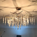 Luxury Crystal Geometric Branch Chandelier