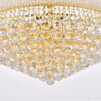 Luxury French Empire Chandelier for Villa Hall Ceiling Three-Layers Crystal Light for Hotel Lobby