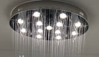 Luxury Spiral Creative Floating Ceramic Wings Chandelier for Hotel Lobby / restaurant