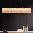 Halos Alabaster Round / square Chandelier