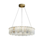 Halos Alabaster Round / square Chandelier