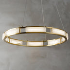 Qatar Alabaster Round Chandelier