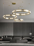 Qatar Alabaster Round Chandelier