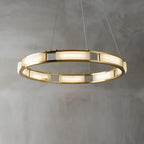 Qatar Alabaster Round Chandelier