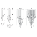 Solara Glass Chandelier