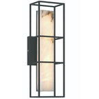 Saga Indoor / Outdoor Alabaster Wall Sconce