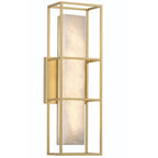 Saga Indoor / Outdoor Alabaster Wall Sconce