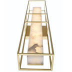 Saga Indoor / Outdoor Alabaster Wall Sconce