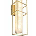 Saga Indoor / Outdoor Alabaster Wall Sconce
