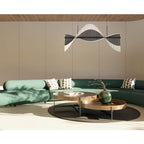 Organic Bloom Linear Chandelier