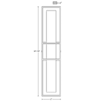 Saga Indoor / Outdoor Alabaster Wall Sconce