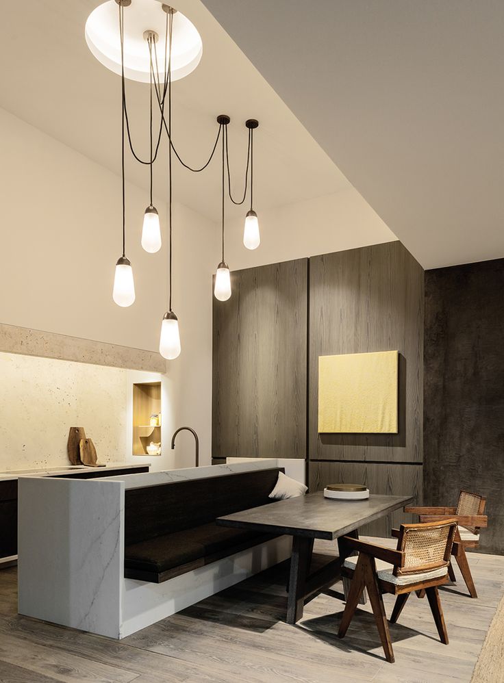 Modern Floating Pears-Inspired Frosted Glass Pendant for High-Ceiling