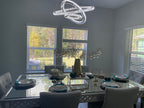 Light Luxury 5 / 6 / 7 Rings Crystal Chandelier for Staircase / foyer / villa