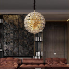 Classic Brass Dandelion Chandelier