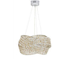 Round Crystal Ring Chandelier in Silver / gold Finish for Lowg-Ceiling
