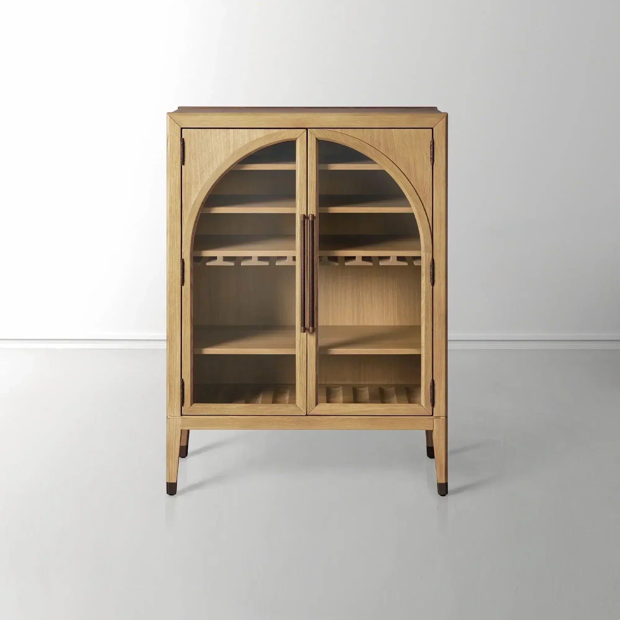 Hattie Low Bar Cabinet in Oak 36-Inchw