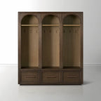Hattie Triple Entryway Cabinet in Oak 69.75-Inchw