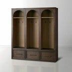 Hattie Triple Entryway Cabinet in Oak 69.75-Inchw