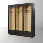 Hattie Triple Entryway Cabinet in Oak 69.75-Inchw