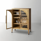 Hattie Low Bar Cabinet in Oak 36-Inchw