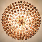 Prismatico Amethyst Glass Ceiling Lamp 35"