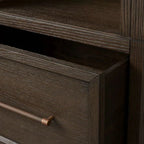 Hattie Single Entryway Cabinet in Oak 25-Inchw