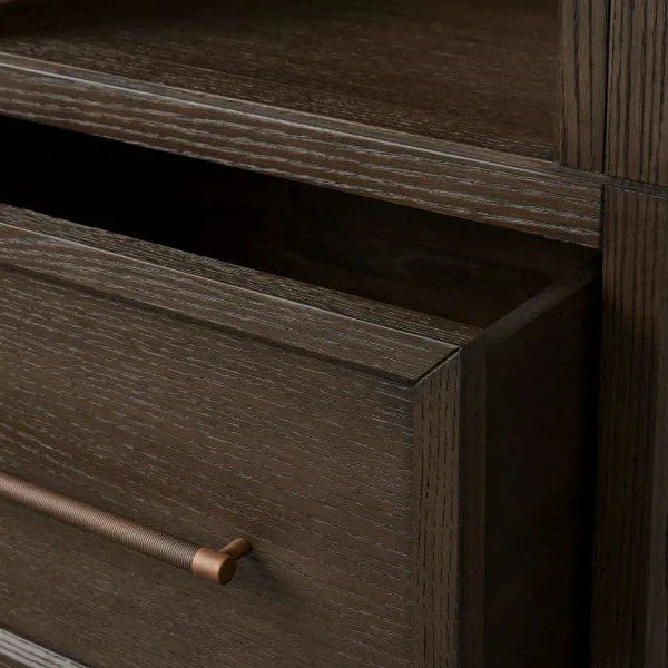 Hattie Single Entryway Cabinet in Oak 25-Inchw