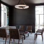Glacera Round Alabaster Chandelier