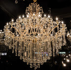 Classic Modern Multi-Layers Crystal Chandelier for Staircase / foyer / villa