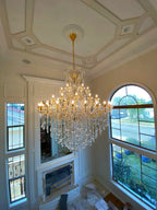 Classic Modern Multi-Layers Crystal Chandelier for Staircase / foyer / villa
