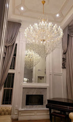 Classic Modern Multi-Layers Crystal Chandelier for Staircase / foyer / villa