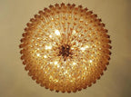 Murano Glass Chandelier – 265 Prisms – Amber