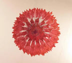 Murano Glass Chandelier – 184 Prisms – Pink