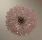 Murano Glass Chandelier – 75 Petals – Pink