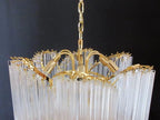 Murano Glass Chandelier – Viennetta -114 Prims – Transparent