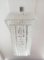 Murano Glass Chandelier – Pagoda – 292 Prisms – Transparent