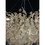 Organic Branch Round Penny Chandelier