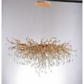 Lori Branch Brass Oval Teardrop Chandelier