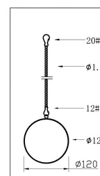 Modern Glass and Metal Cloud Balloon Chandelier with Minimalist Finish for Living Room Bedroom