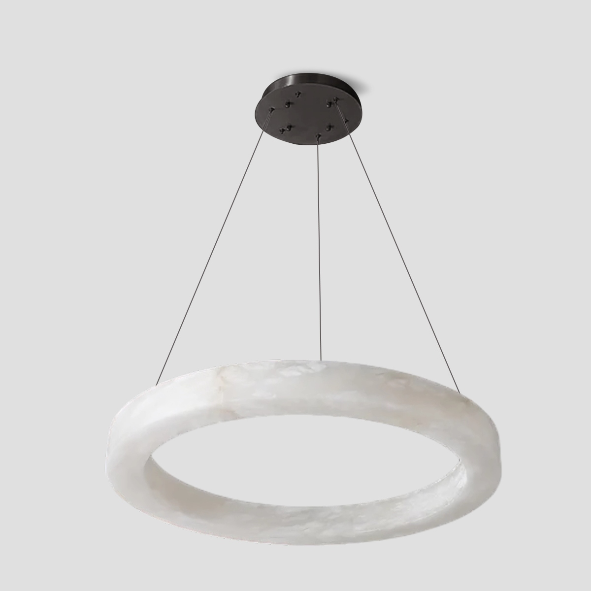 Glacera Alabaster Round Chandelier 19-Inch27-Inch36-Inch60-Inch